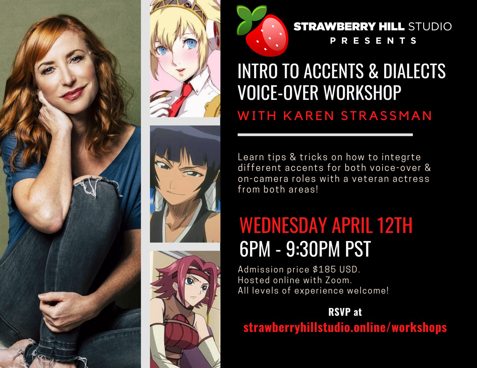 Intro to Accents & Dialects - Voice-over Workshop w/ Karen Strassman